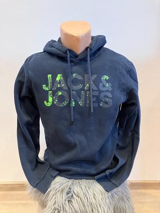 Pánska mikina s kapucňou jack jones (s), s