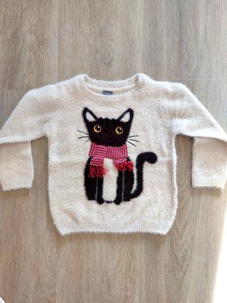 Svetrík s mačičkou, pepco,110
