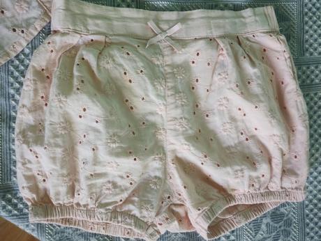 Dievčenský ružový komplet, h&m,80