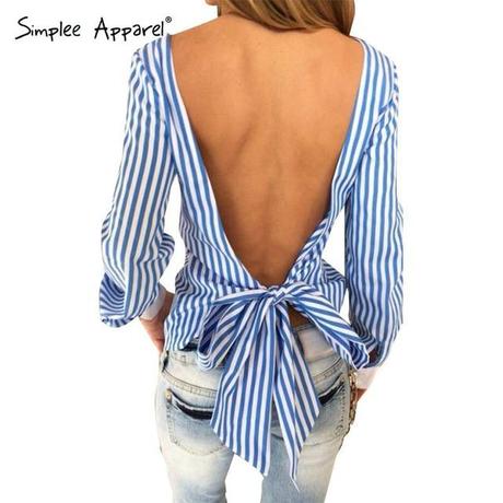 Backless bluzka , m / s