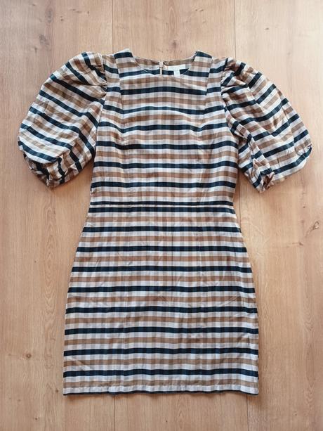 Kárované šaty, h&m,36