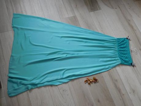 Dlhé šaty dámske  36/38v, pružné top top stav,, 36