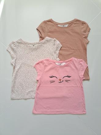 Tričko mačička, h&m,110