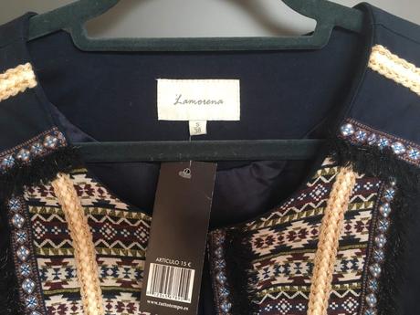 Vyšivaný kabatik folk štýl, m