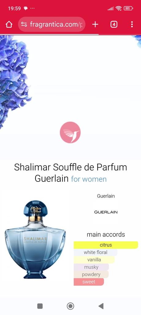 Guerlain shalimar souffle edp 90ml., 