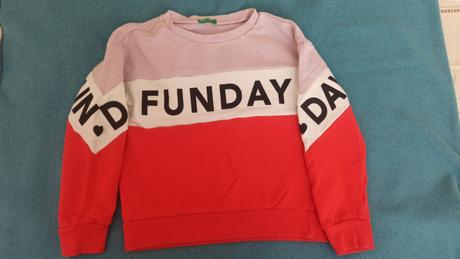 Mikina top stav  7-8r., benetton,128