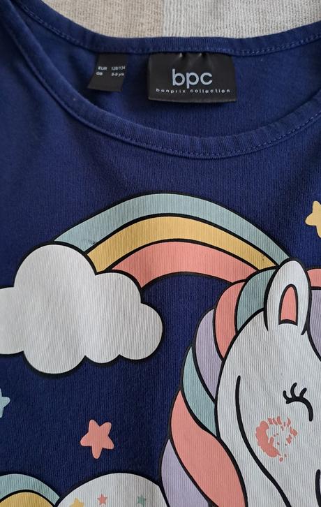 Šaty jednorožec 128/134, bonprix,128