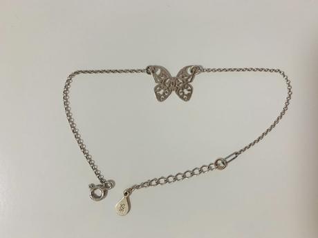 Strieborny naramok handmade, 