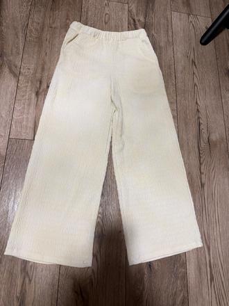 Nohavice krémové, f&f,140