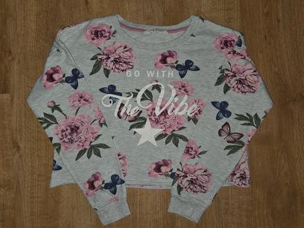 Crop mikina, h&m,158