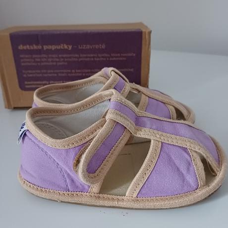 Barefoot papučky milash model rachel, 24