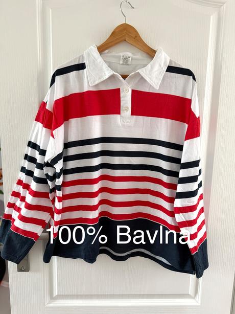 Bavlnené polo tričko s dlhým rukávom, sherpa,xxl