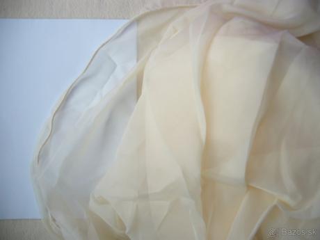 Marhuľová záclona - voál,