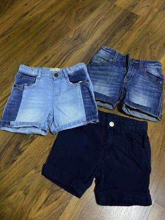 Svetlomodré kraťasky s pruhom na boku -  zara, zara,98