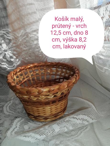 Košík prútený, 