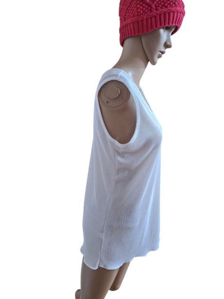 Dámske elastické tričko so štruktúrou, xl