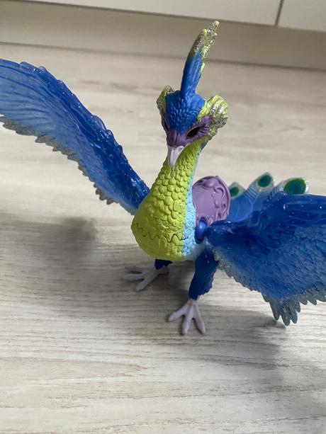 Pav figurka zn. schleich, 