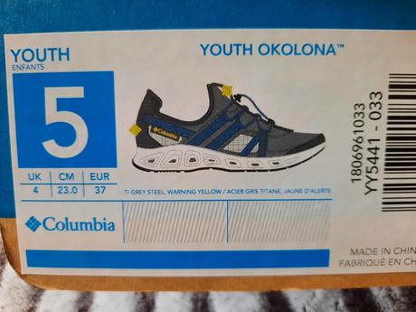 Columbia youth okolona aj do vody unisex, columbia,38