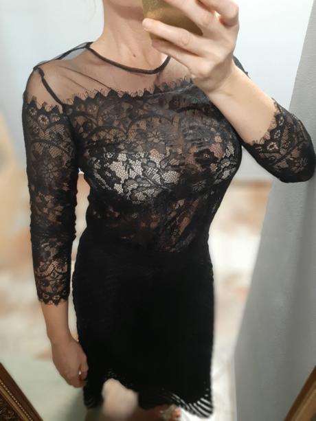 Imperial italy krajkovany top bluzka, s