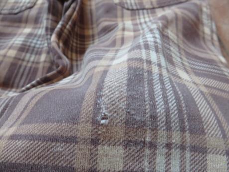 Chlapč. flanelové nohavice-veľ. 128 -hm - darujem, h&m,128