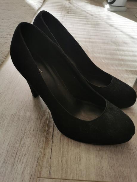 Dámske čierne lodičky, graceland,38