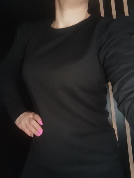 Tričko s puf rukávom, bershka,s