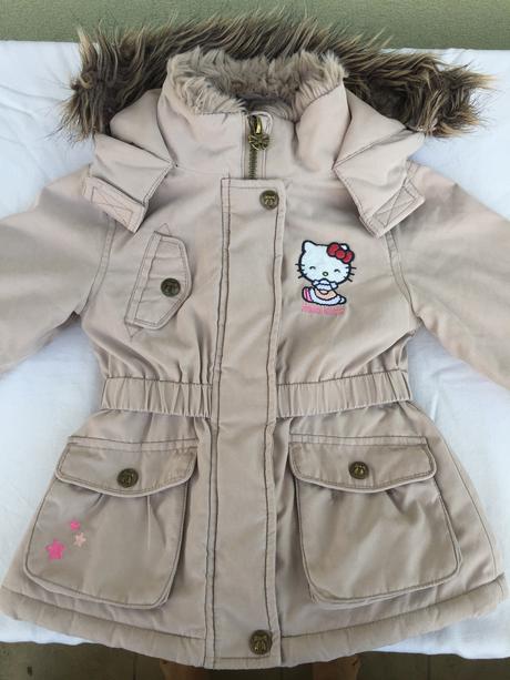 Kožušinková bunda hello kitty, sanrio,98