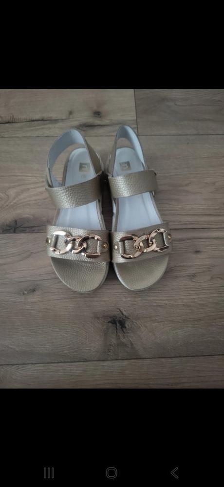 Kožené sandálky nessi, 36