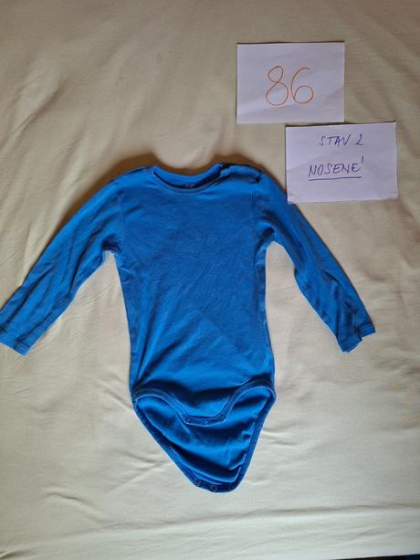 Body s dlhým rukávom, h&m,86