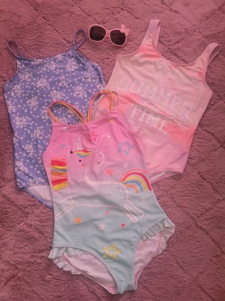 Dievčenské plavky - balík, 122–134