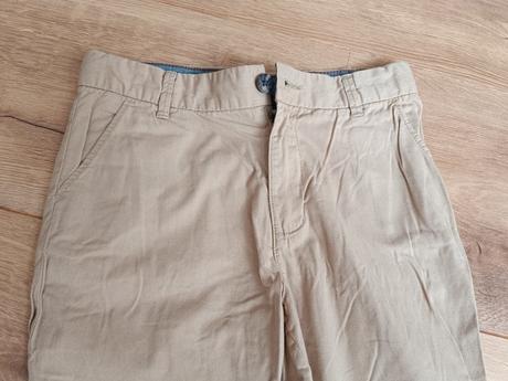 Kremove tenke nohavice h&m 140, h&m,140