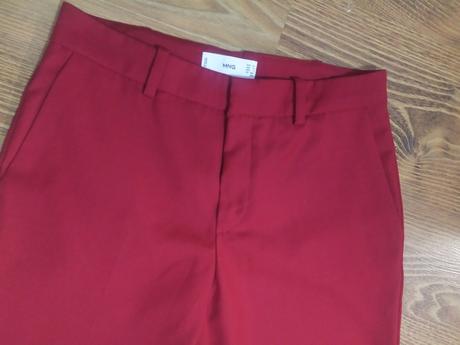 Vínovo bordové nohavice, 34