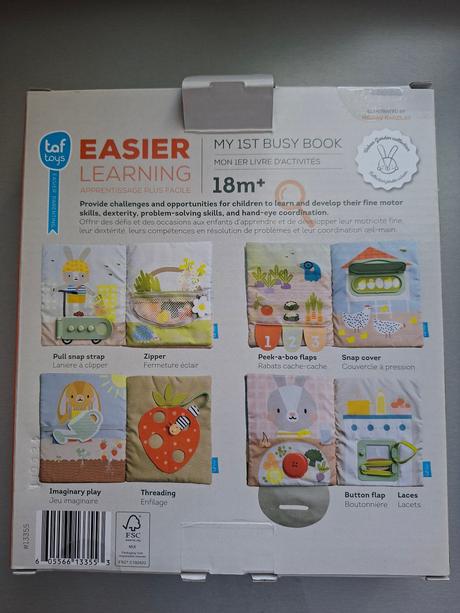 Taf toys busy book 18+m,