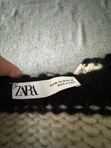 Zara novy oversize alpaky sveter, zara,m