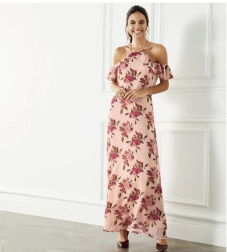 Letné šaty s odhalenými pleciami, esmara,s