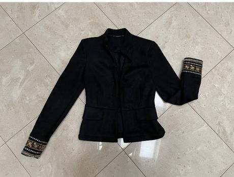 Čierne sako zara, veľkosť xs, zara,xs