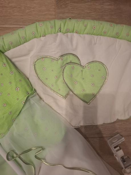 Baldachyn so supravou do postielky, šírka (cm): 60,dĺžka (cm): 110