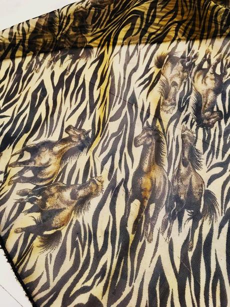 Šatka na krk - kone, xl