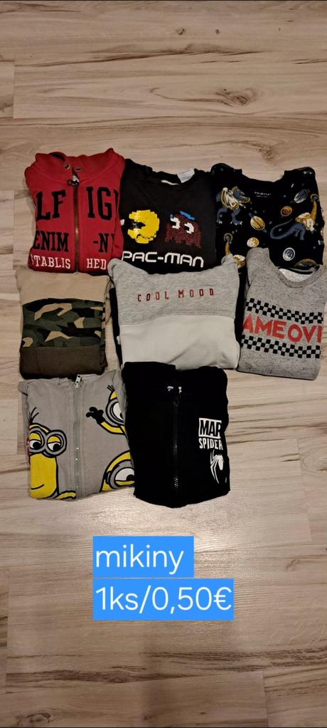 Chlapčenské oblečenie, 122–134