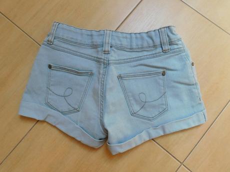 Riflové kraťase 8-9r, primark,134
