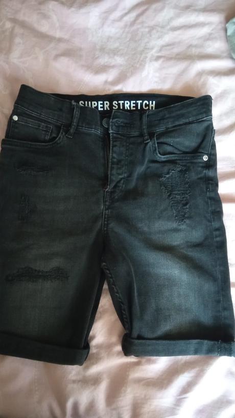 Riflové kraťasy, h&m,152
