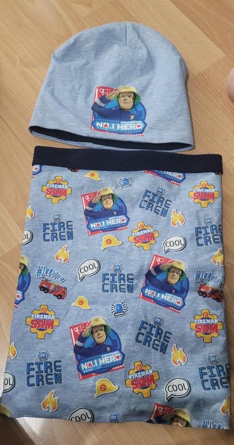 Set ciapka -nakrcnik požiarnik sam, c&a,104