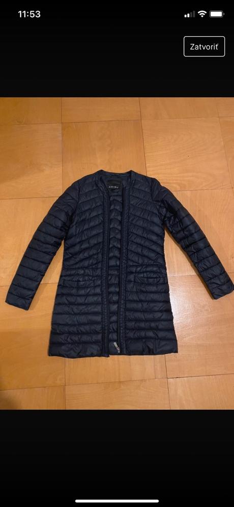 Bunda jesenna cierna, amisu,34