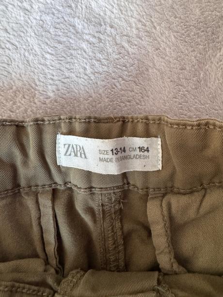 Nohavice s kapsami, zara,164
