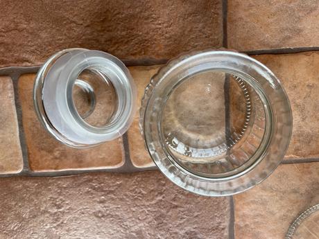 Sklenené dozicky na čaj, koreniny,