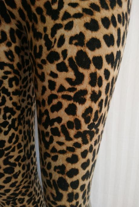 Dámske legíny so vzorom, pink, xs