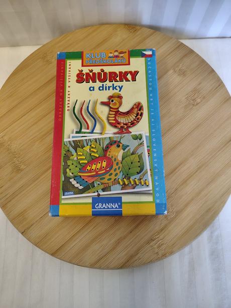 Retro hra šnúrky a dierky, granna, 2003, nekomplet,