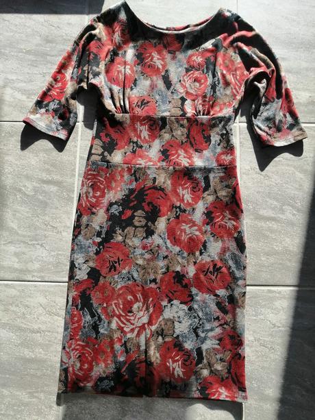 Ženské pružné šaty ham ruže vs-m, h&m,m