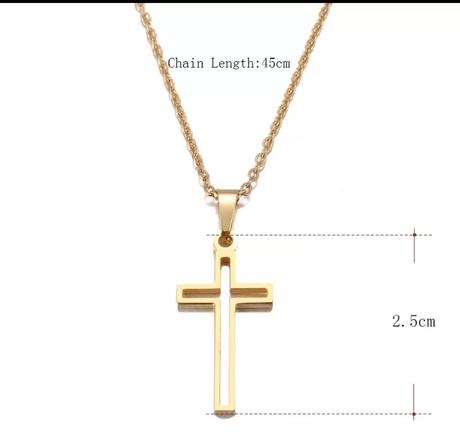 Retiazka s príveskom krížik,