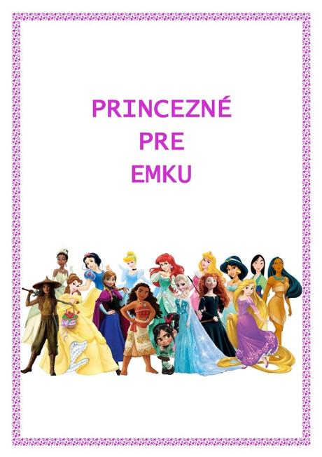 Pracovný zošit - princezné,